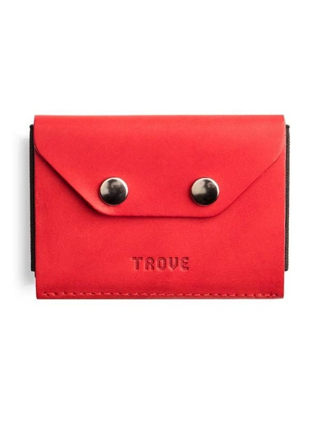 Trove Third edition card wallet in red and black from Trove - Image 1