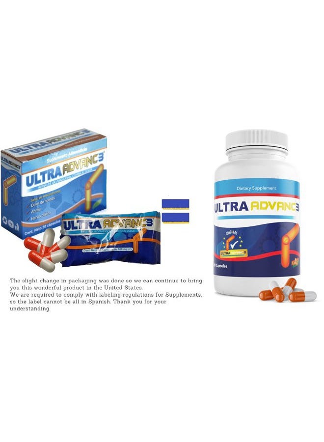 Nutraholics ألترا أدفانس 3 - كركم، ثوم، كالسيوم، زنجبيل، مورنغا. - Image 3