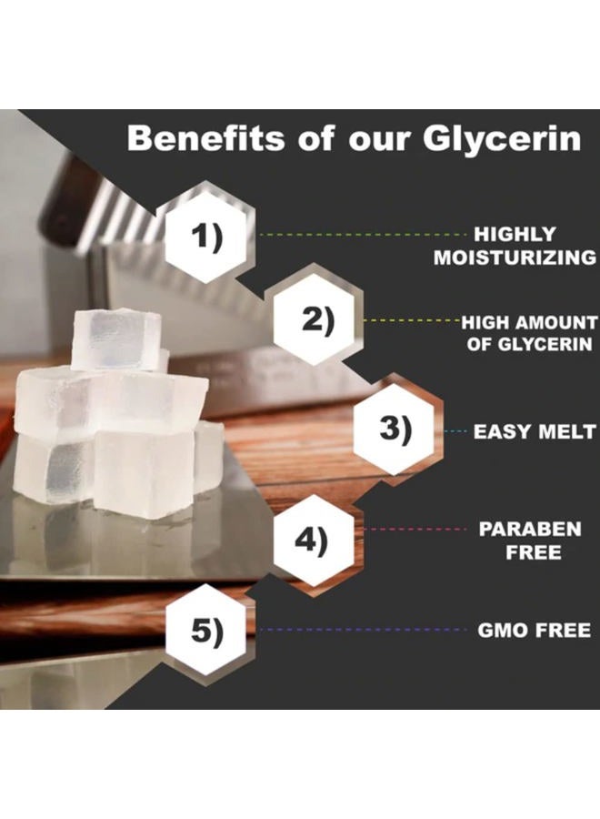 Primal Elements Clear Soap Base - Moisturizing Melt and Pour Glycerin Soap Base for Crafting and Soap Making, Vegan, Cruelty Free, Easy to Cut, Unscented - 5 Pound - Image 5