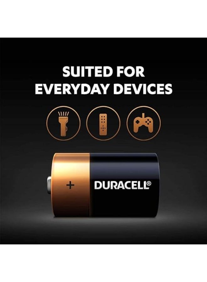 Duracell D2 Monet Duracell Type D Batteries, Pack of 2 - Image 2