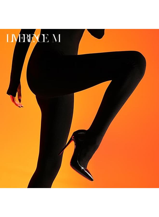 Limerence M Heated Socks Autumn Winter Warm Fleece Thickened Tights Leggings Men's Full-length Pants Size M - Image 4