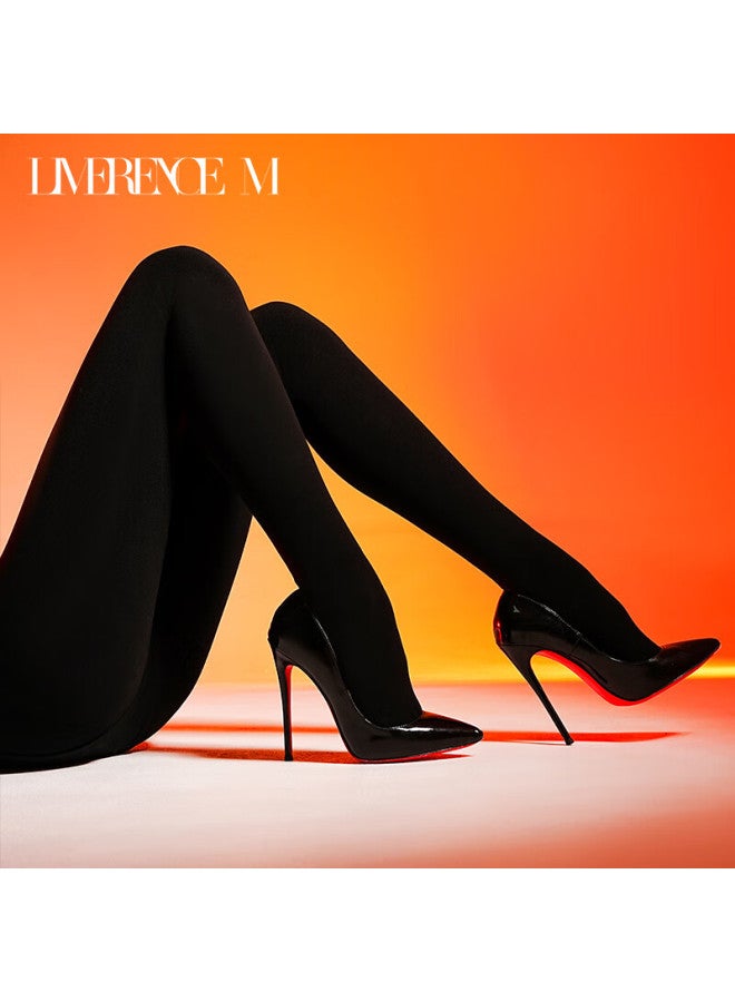 Limerence M Heated Socks Autumn Winter Warm Fleece Thickened Tights Leggings Men's Full-length Pants Size M - Image 2