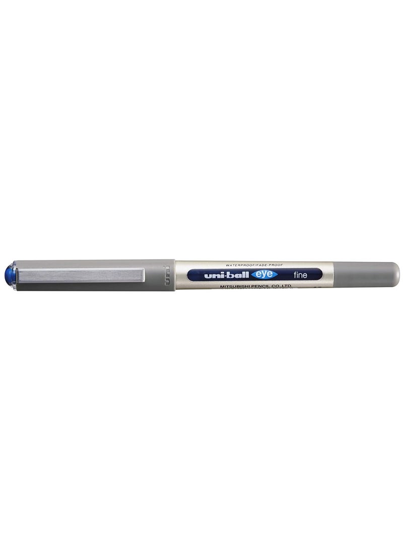 Mitsubishi Pencil Co. Pvt Ltd. - 12 Piece Uni Ball Eye Fine Roller Ball Blue Pen 0.7mm - Image 1