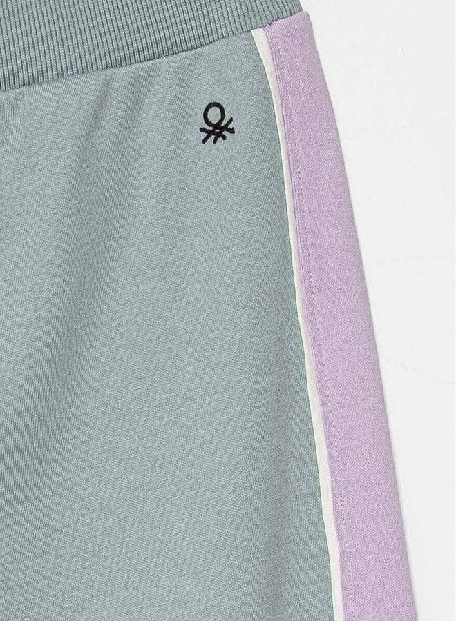 بينيتون بنطلون رياضي واسع للبنات - Image 3