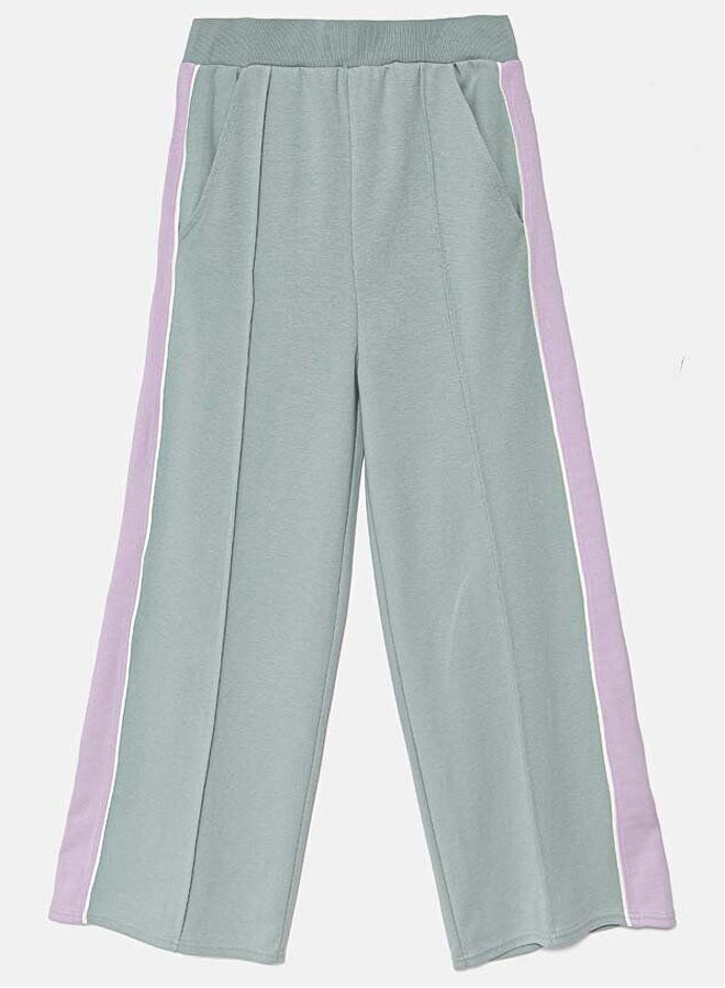 بينيتون بنطلون رياضي واسع للبنات - Image 4