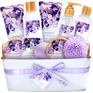 BODY & EARTH Gift Baskets For Women 11 Pcs Lavender Spa Gifts For Women with Bubble Bath Body Lotion Sets, Bath and Body Gifts Set For Women Christmas Gifts for Women Spa Gift Sets - pzsku/Z513A63570E3679CEA52AZ/45/_/1741798869/2a505b13-36f0-4716-b746-5358313f1f91