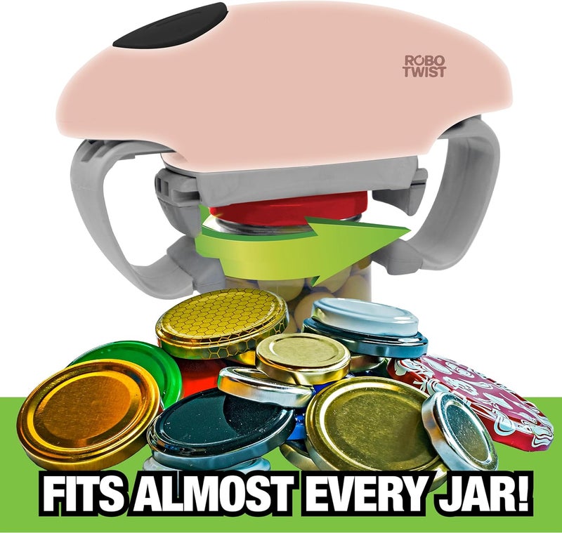 Emson Robotwist Electric Jar Opener Top Rated for Seniors, Deluxe Model with Improved Torque, 1 Touch Automatic Easy Jar Opener for Weak Hand and Arthritis – Works on All Jar Sizes - Image 3