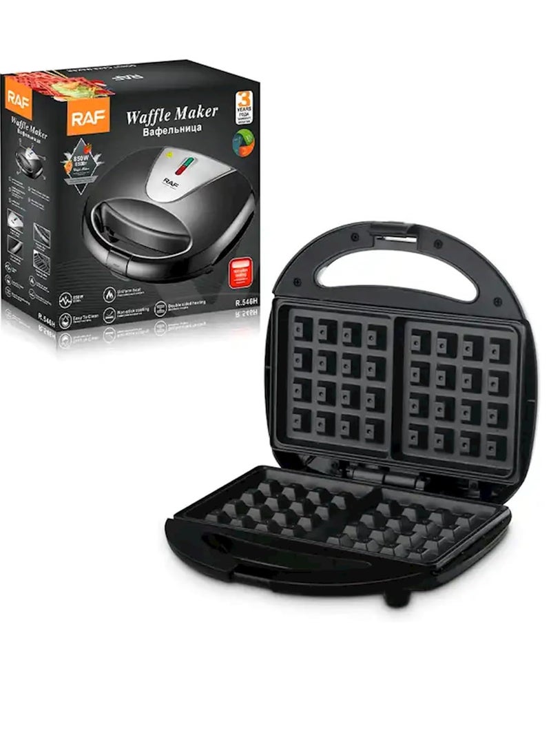 Generic - Single Waffle Maker - R.546H - Black - Image 1