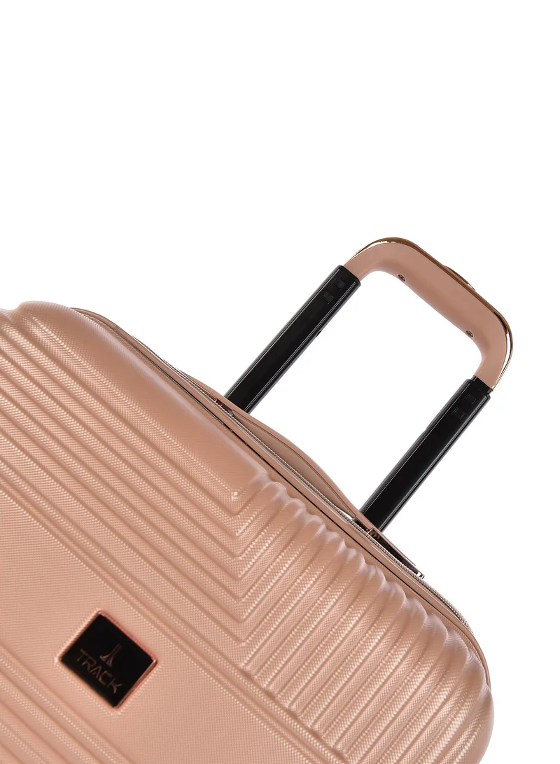 Track Track Hard Carry On Cabin Luggage ABS Trolley Travel Bag with TSA Lock & Smooth Wheels, Lightweight and Durable, 20 Inch, HK222-20