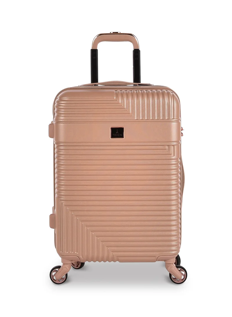 Track Track Hard Carry On Cabin Luggage ABS Trolley Travel Bag with TSA Lock & Smooth Wheels, Lightweight and Durable, 20 Inch, HK222-20