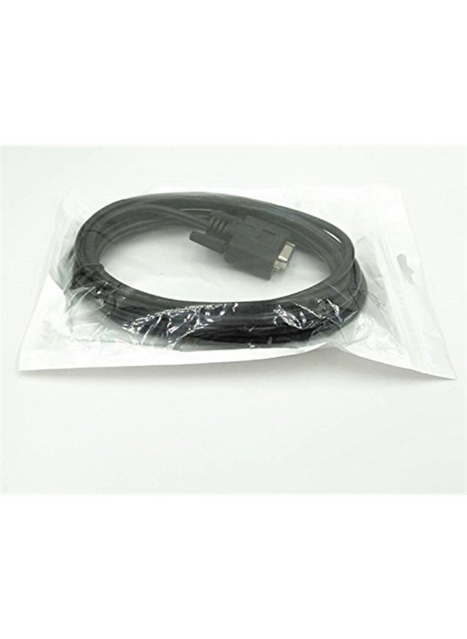 xjs - Mini Din Male Connector PLC Programming Adapter Cable 3 Meters 10Ft Length (RS232 DB9 to 8P) - Image 1