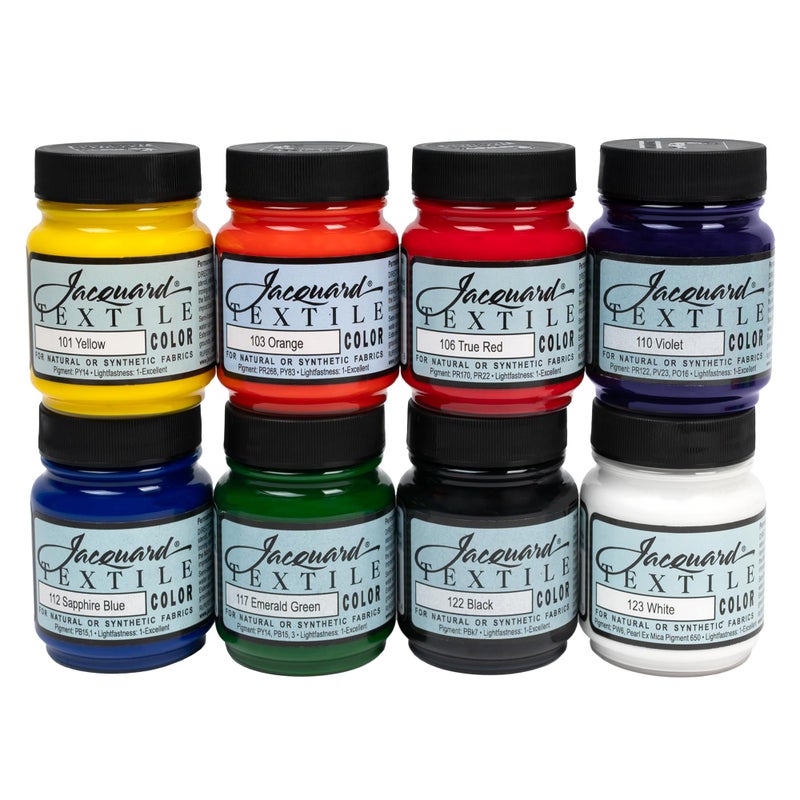 Jacquard Textile 8 Color Set