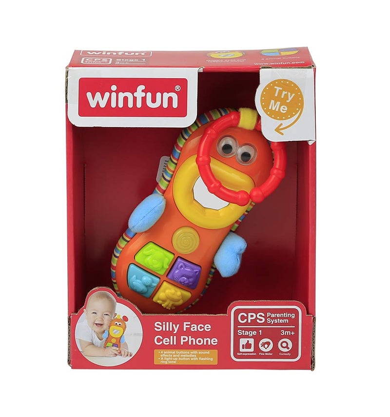 Winfun Silly Face Cell Phone Interactive Toy