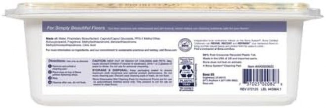 Bona® Disposable Wet Cleaning Pads for Hardwood Floors, Lavender Scent Diverse purchase options - Image 2