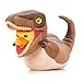 TUBBZ Plush Jurassic World Rebirth Velociraptor Cosplaying Rubber Duck Soft Plush Collectible Toy - Image 2