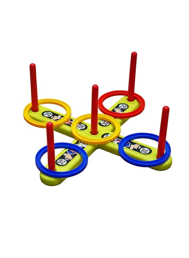MUREN® Ring Toss Game for Kids 4 to 8 Years, Ring Throw Aiming Game, Color Recognition Aim and Strike Outdoor Toys & Game-Multicolor - Image 1