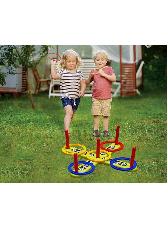 MUREN® Ring Toss Game for Kids 4 to 8 Years, Ring Throw Aiming Game, Color Recognition Aim and Strike Outdoor Toys & Game-Multicolor - Image 4