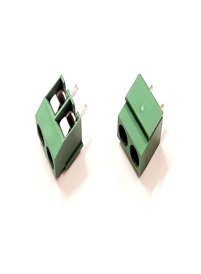ERH India (Pack of 10) Terminal Block Wire Connector PCB Mount 5mm Pitch 2 Pin Screw Terminal Block Connector YX-126 Connector PCB Terminal Block AC 300V, 10A - Image 4