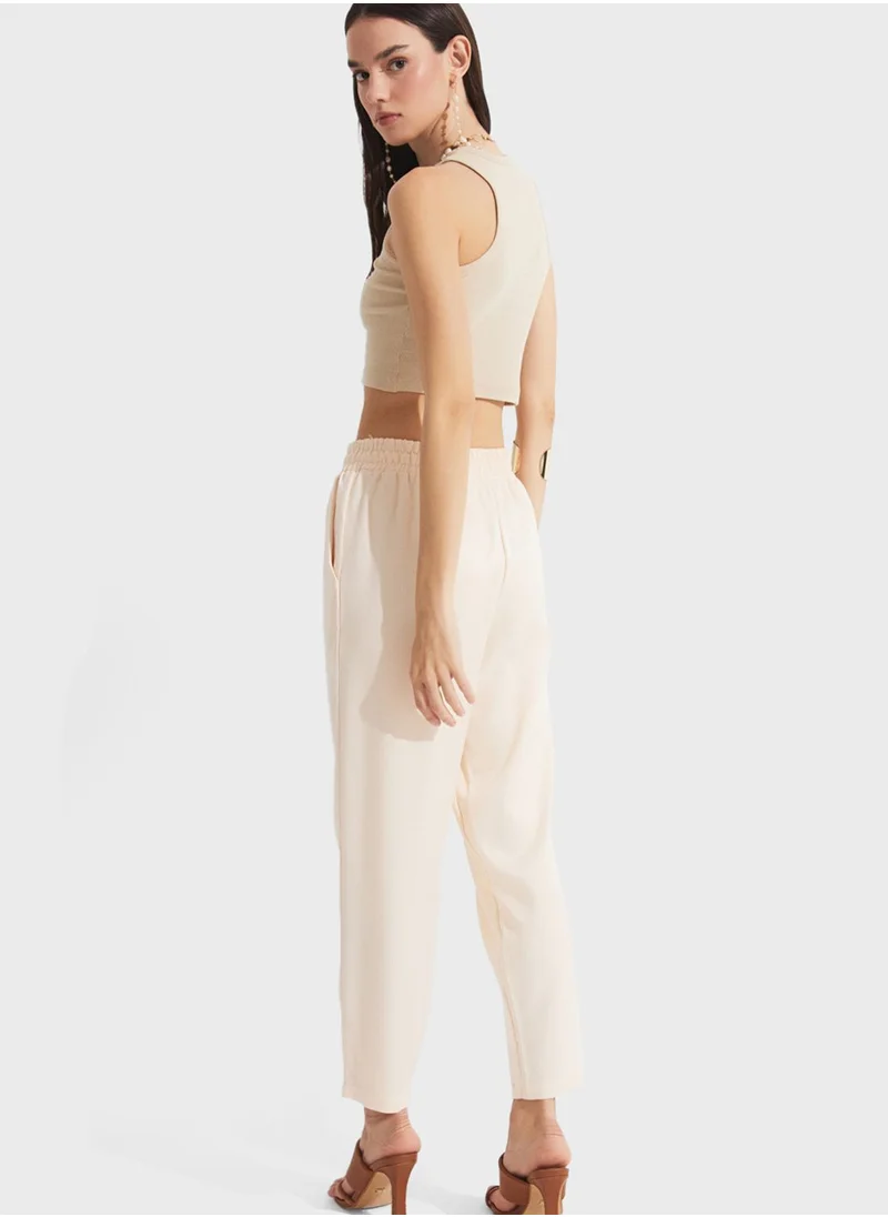 جون High Waist Pants