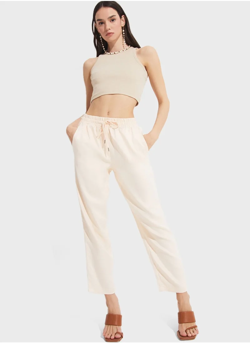 جون High Waist Pants