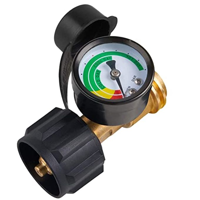 Shinestar Universal Propane Tank Gauge for 5-20 Pound LP Tanks | Gas Level Indicator for Grill, Heater, RV Camper, QCC1/Type 1 Connection - Image 4