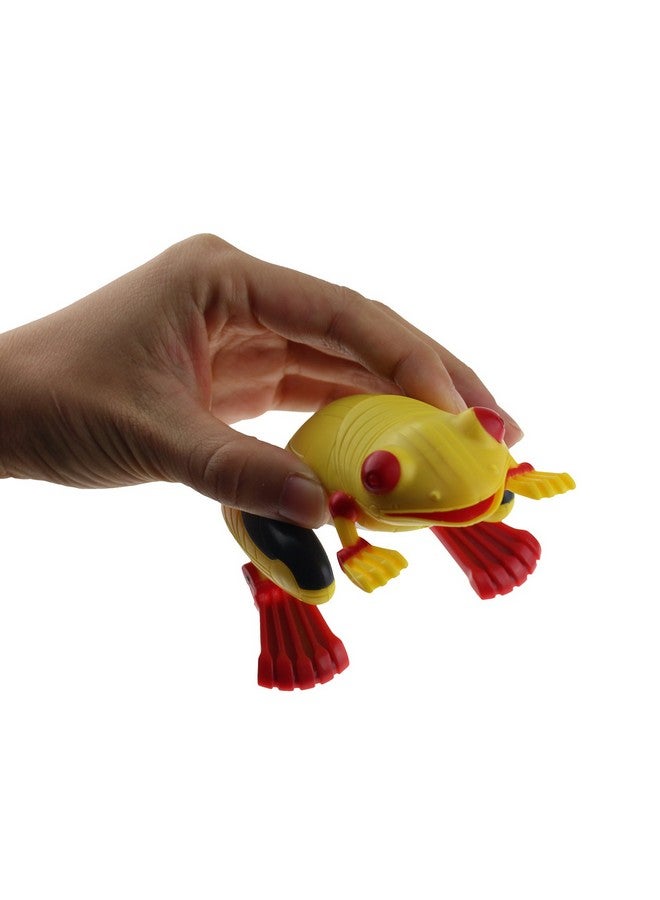 Tipmant Tipmant Light Sensor Remote Control Frog RC Simulation Fake Animal Toy with Red Flashlights - Yellow - Image 4