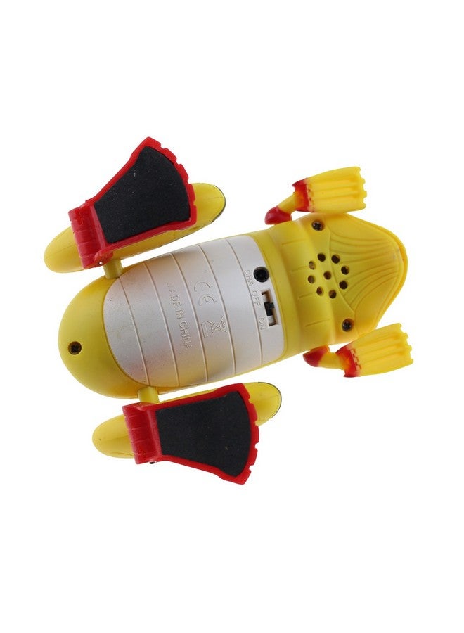 Tipmant Tipmant Light Sensor Remote Control Frog RC Simulation Fake Animal Toy with Red Flashlights - Yellow - Image 3