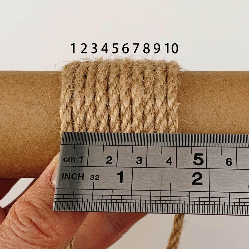 IlikeEC Strong Jute Twine 4mm Thick 328Feet Natural Arts Crafts Jute Rope Durable Packing String for Gardening Applications (4MM 328FT) - Image 2