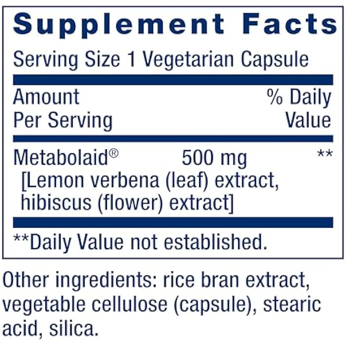 Life Extension Body Trim and Appetite Control, Lemon Verbena, Hibiscus, Healthy Weight, Promotes Satiety, Weight Management, Gluten Free, Non-GMO, 1-Daily, Vegetarian, 30 Capsules - Image 3
