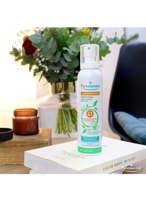Purifying Air Spray with 41 Essential Oils - Room and Home Spray - Instantly Freshens The Air - Infused with Essential Oils - Eliminates Unpleasant Odors - Aromatherapy Based - 200 Ml