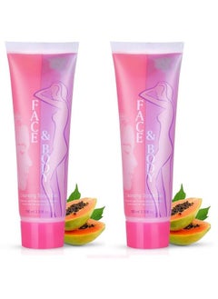 adbeni Papaya Face & Body Cleansing Scrub Gel 100Ml (Pack Of 2)  - Image 2