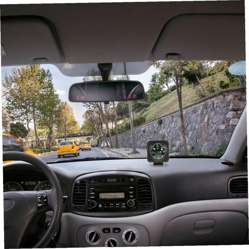Adjustable Dashboard Compass Ball 2pcs Automotive Compass For Truck SUV RV Hiking Navigation - Image 5