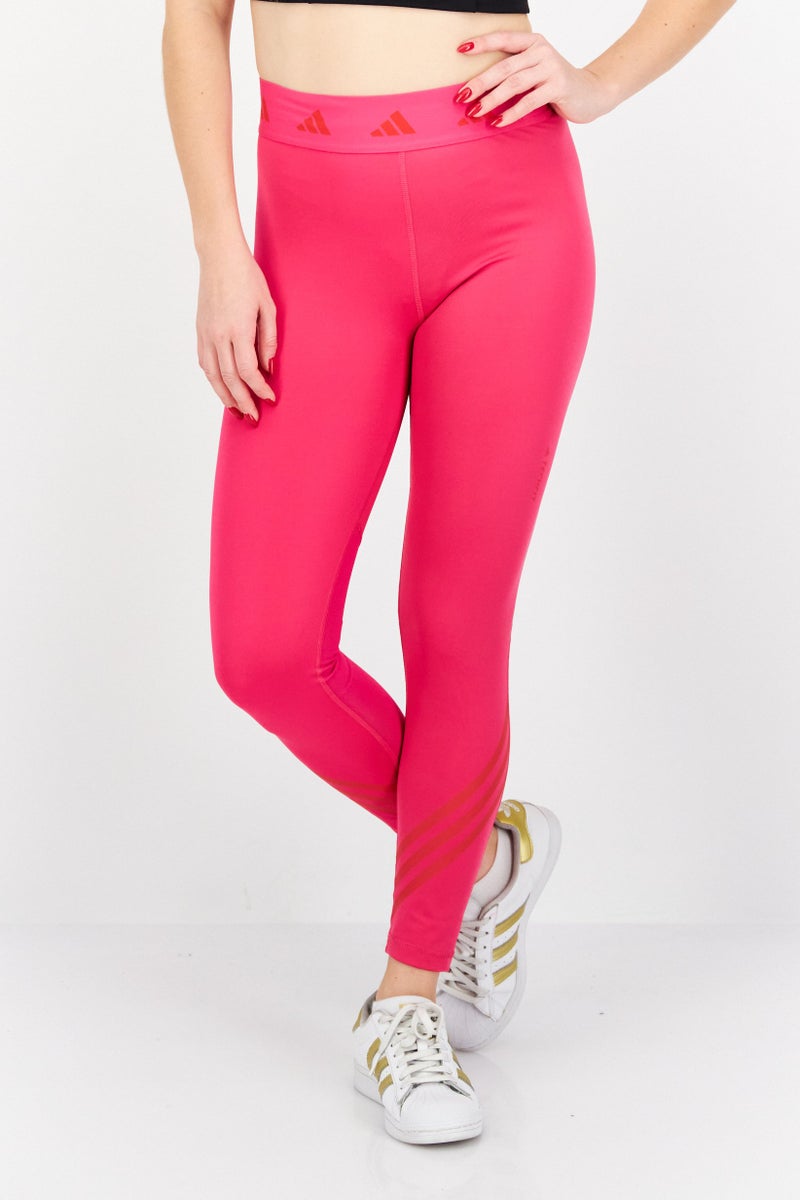 Adidas Women Sportswear Fit Training Tights, Pink - Image 1