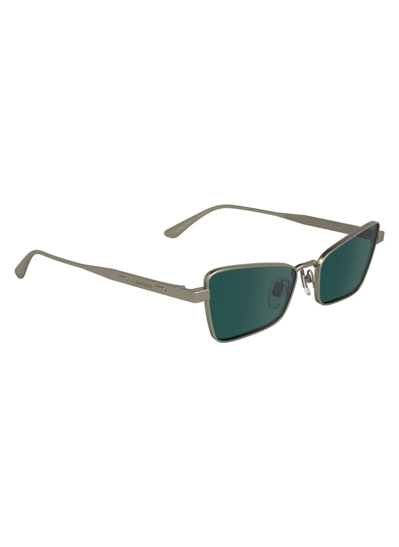 CALVIN KLEIN FULL RIM METAL METAL CALVIN KLEIN SUN CK24110S 5317 (716) MATTE LIGHT GOLD  - Image 3