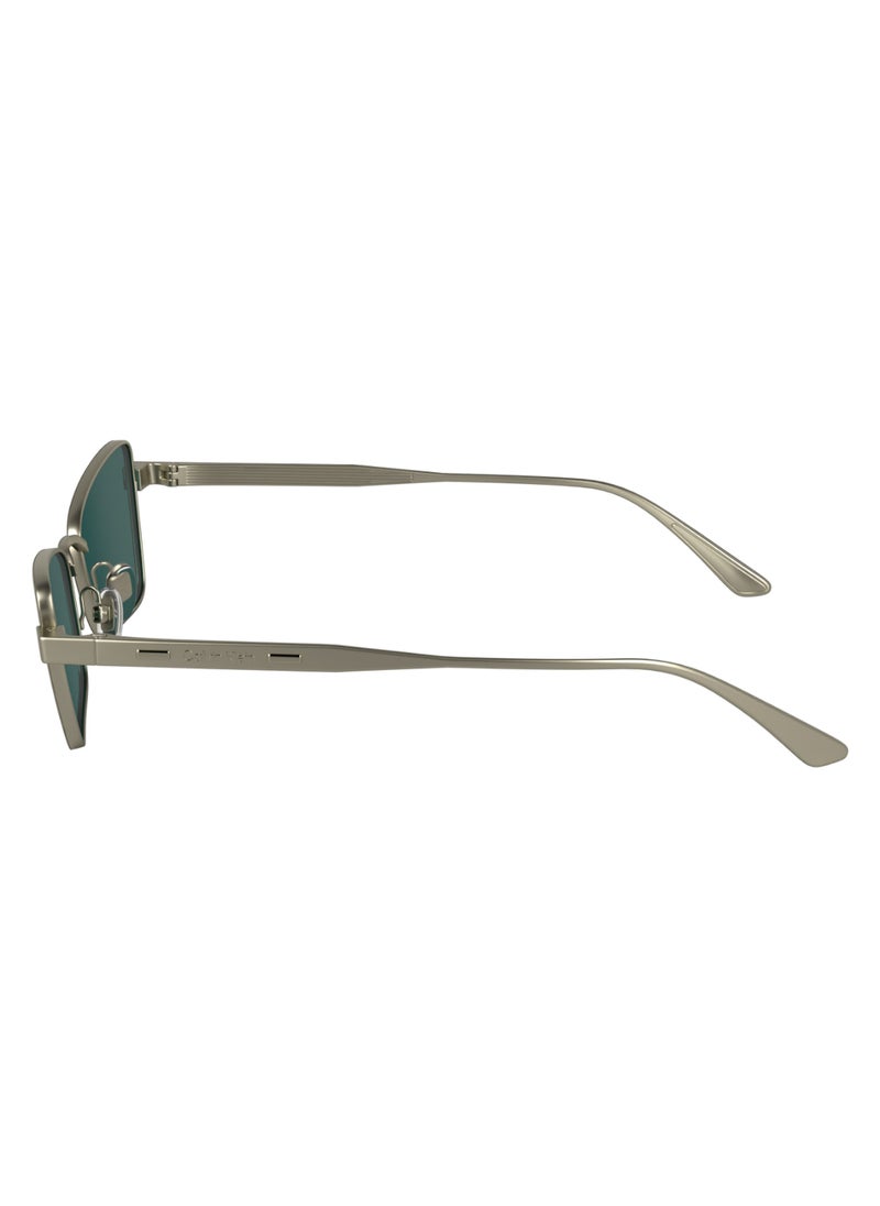 CALVIN KLEIN FULL RIM METAL METAL CALVIN KLEIN SUN CK24110S 5317 (716) MATTE LIGHT GOLD  - Image 4