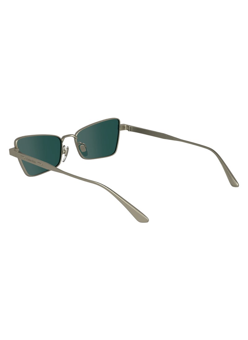 CALVIN KLEIN FULL RIM METAL METAL CALVIN KLEIN SUN CK24110S 5317 (716) MATTE LIGHT GOLD  - Image 5
