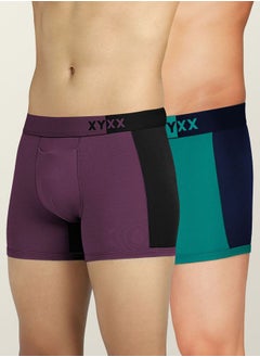 Pack of 2 - Colorblock Modal Trunks by Styli