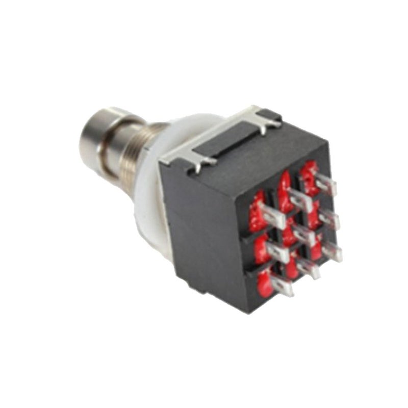 ESUPPORT Black 3PDT 9 Pins Box Stomp Guitar Effect Pedal Foot Switch True Bypass Metal Pack of 5 - Image 4