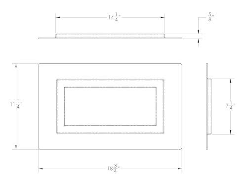 Jackel Crawl Space Vent Cover - 8"" x 16"" - Black - Image 3