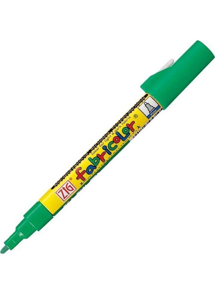 Zig Fabricolor Covering Textile Fabric Coloring Pen Green 