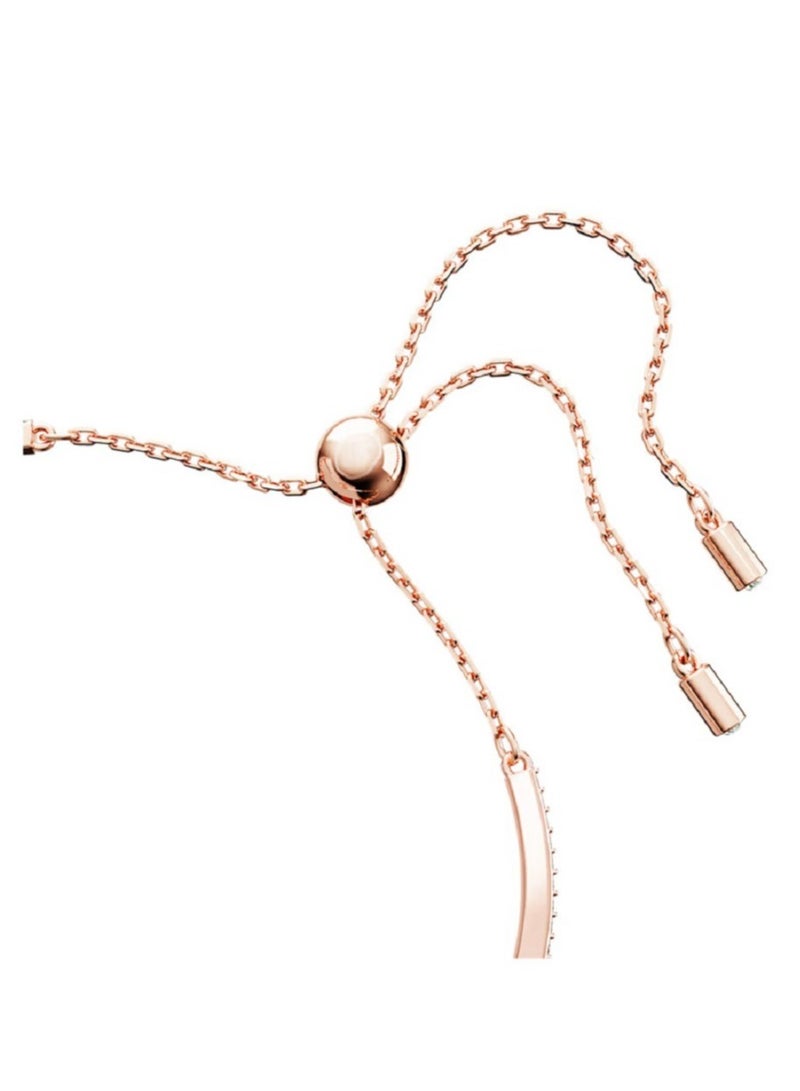 Iconic Swan Bangle Swan, Green, Rose Gold-Tone Plated  - Image 3