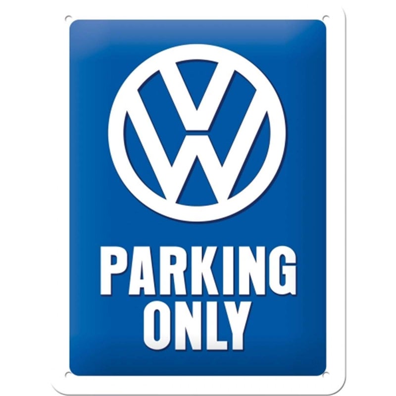 Nostalgic Art NostalgicArt Retro tin sign 59 x 79 VW Parking Only VW Bus Gift idea Official License Product OLP made of metal vintage design - Image 1