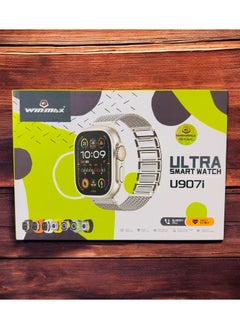 Ultra Smartwatch wearables High-Definition Full Screen, Bluetooth Calling, Stylish Metal Strap, and Advanced Features