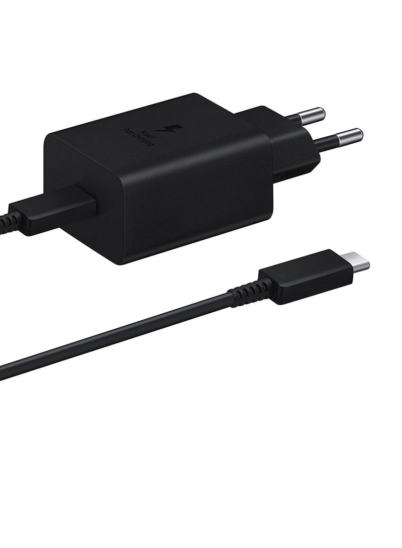 Samsung Original 25W Fast Charging USB-C Mobile Phone Mains Plug/Wall Charger, Genuine Samsung Charger Compatible with Galaxy Smartphones and Other USB Type C Devices – Black, - Image 2