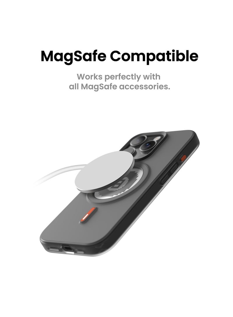 Xtrem iPhone 17 Magnetic NFC E-Ink Display Case – MagSafe Compatible Customizable Screen Cover with Wireless Charging Support – Unique Smart Back Cover | Oeli Xtrem - Black - Image 5