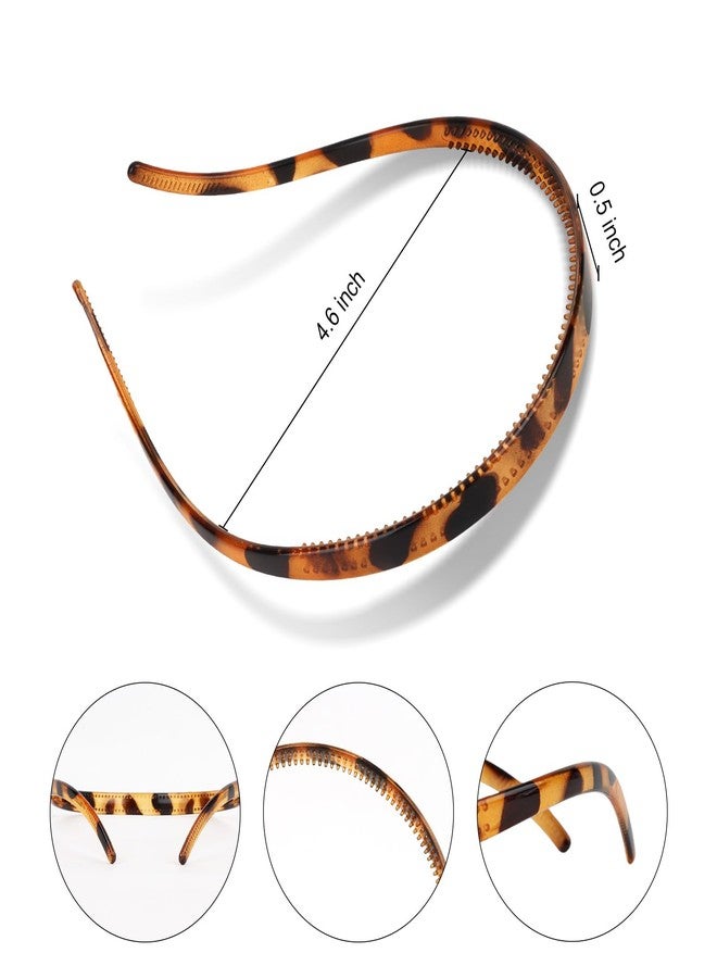 Ondder No Pressure Headbands for Women Glasses Wearers Comfortable Plastic Headbands with Teeth - Image 3
