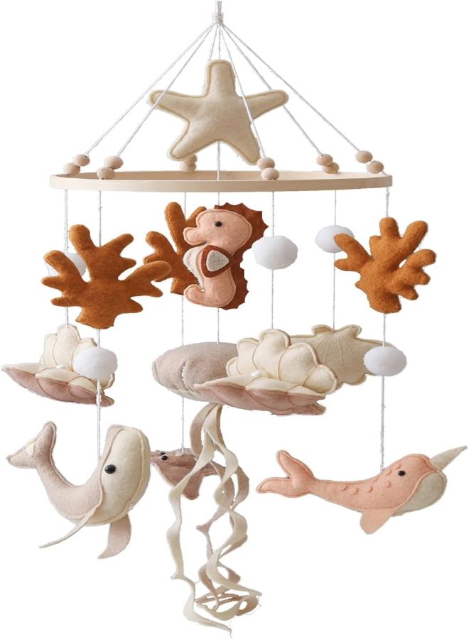 Ocean themed handmade crib bell - Image 2