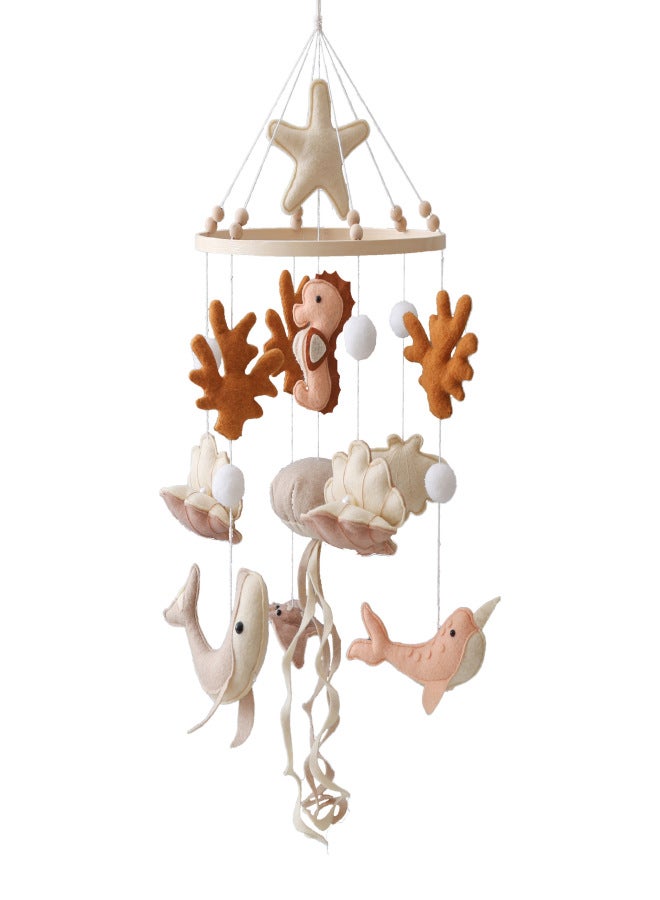 Ocean themed handmade crib bell - Image 1