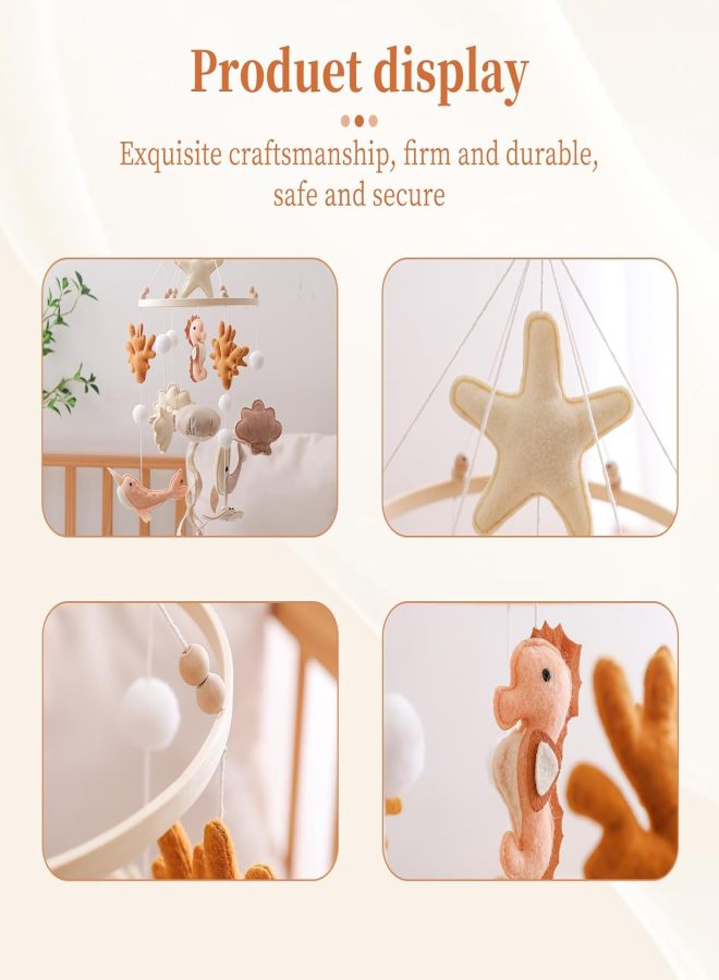Ocean themed handmade crib bell - Image 4