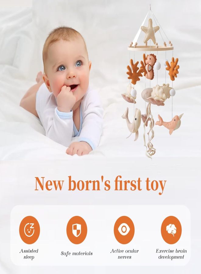 Ocean themed handmade crib bell - Image 5